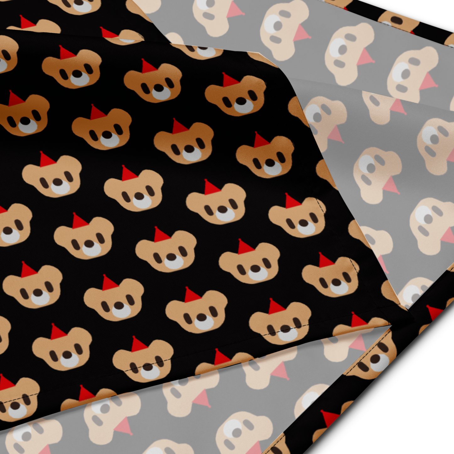 Black Teddy Bear bandana