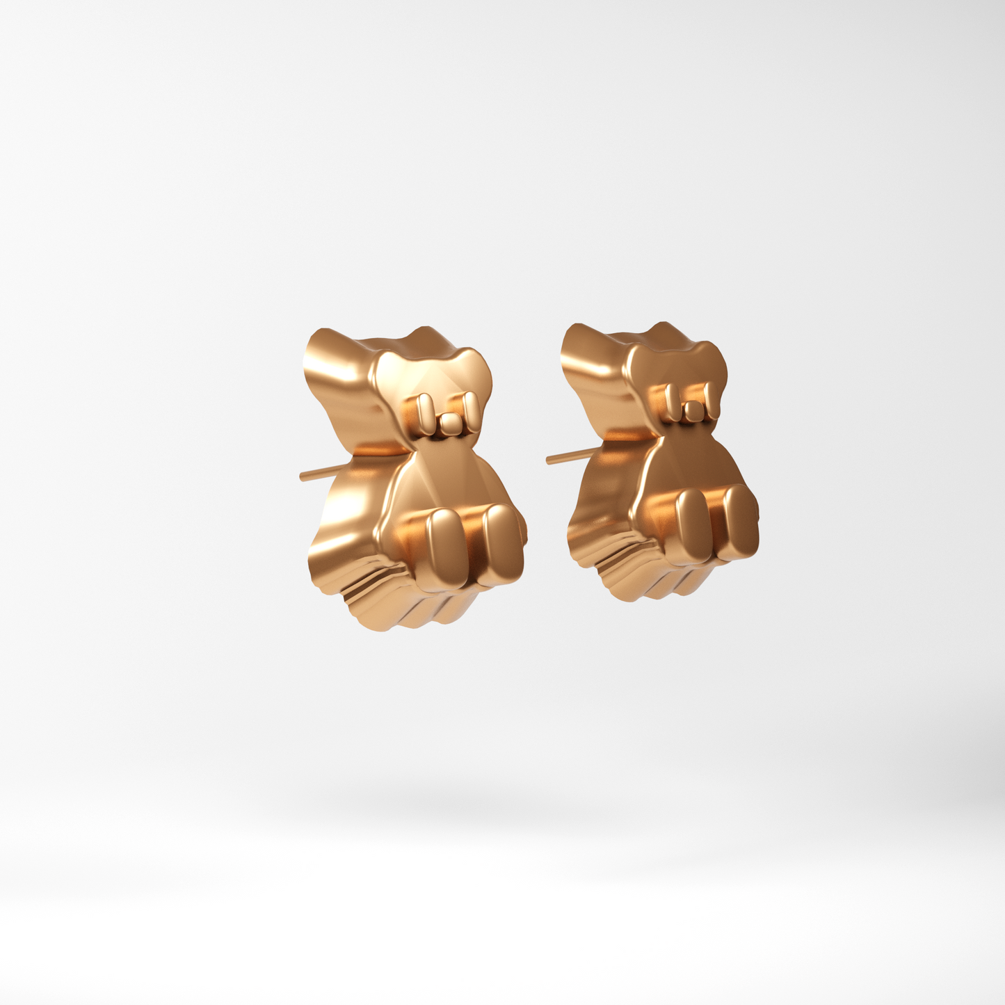 Teddy Bear Stud Earrings