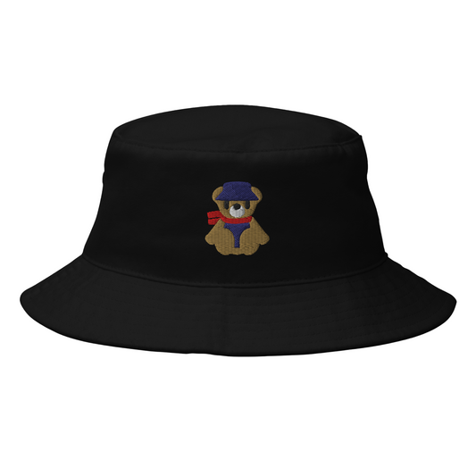 Teddy Bear Bucket Hat: Blue Version
