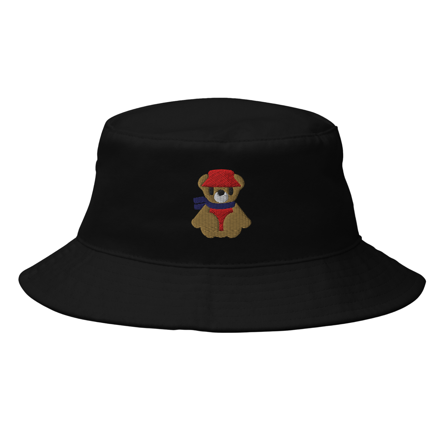Teddy Bear Bucket Hat: Red Version