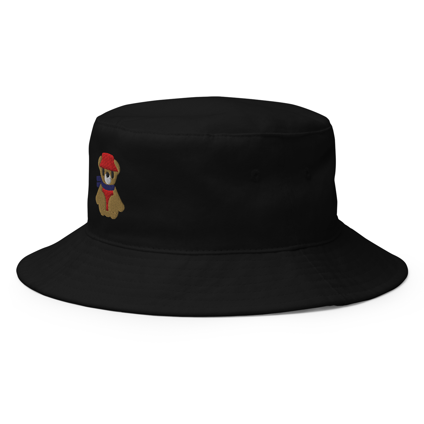 Teddy Bear Bucket Hat: Red Version