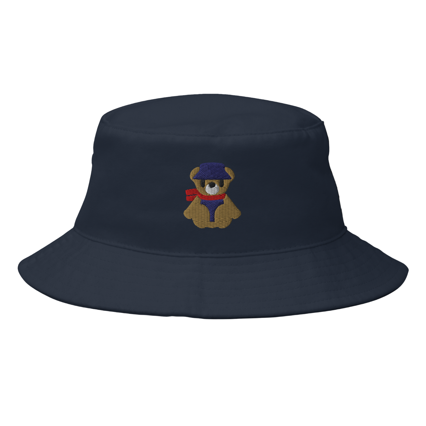 Teddy Bear Bucket Hat: Blue Version