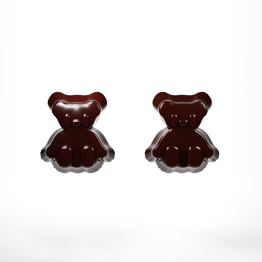 Teddy Bear Stud Earrings