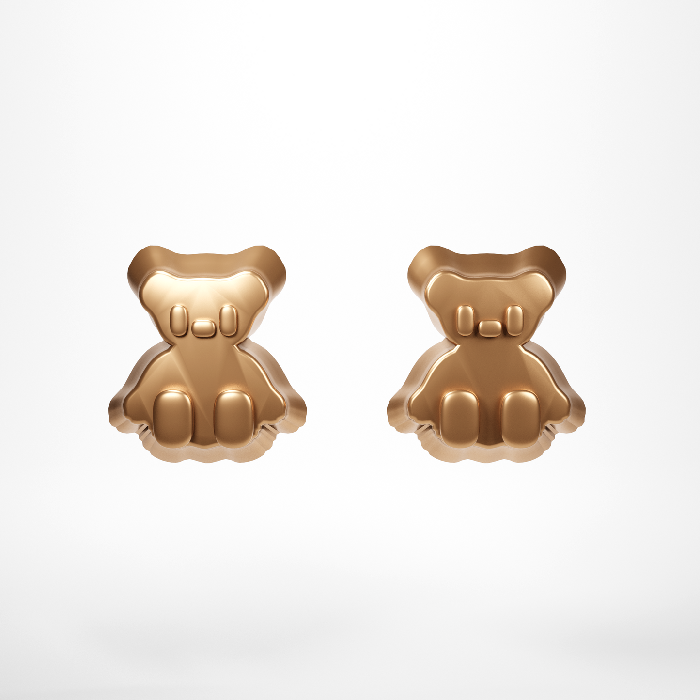 Teddy Bear Stud Earrings