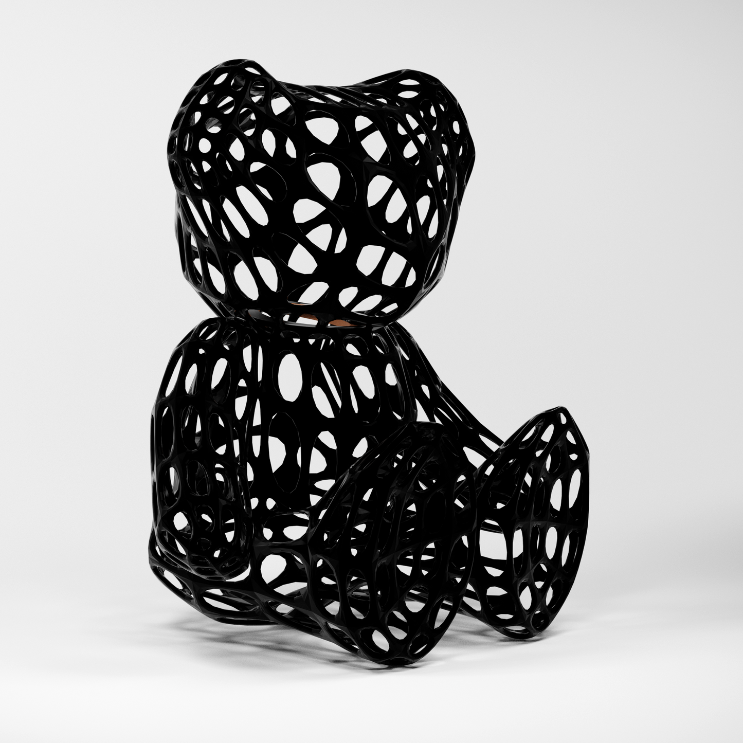 Limited Edition Wireframe Bear Sculpture